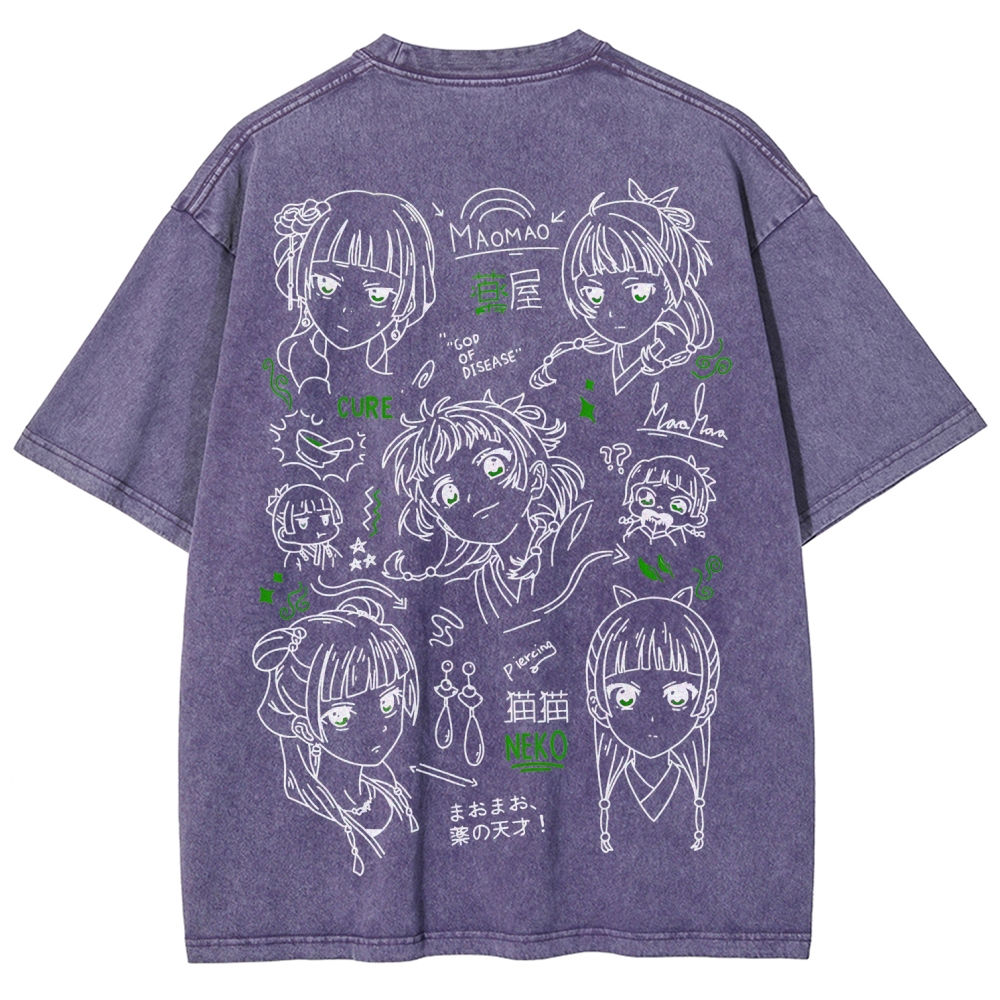 The Apothecary Diaries Unisex Fit Washed T-Shirt 2602001272