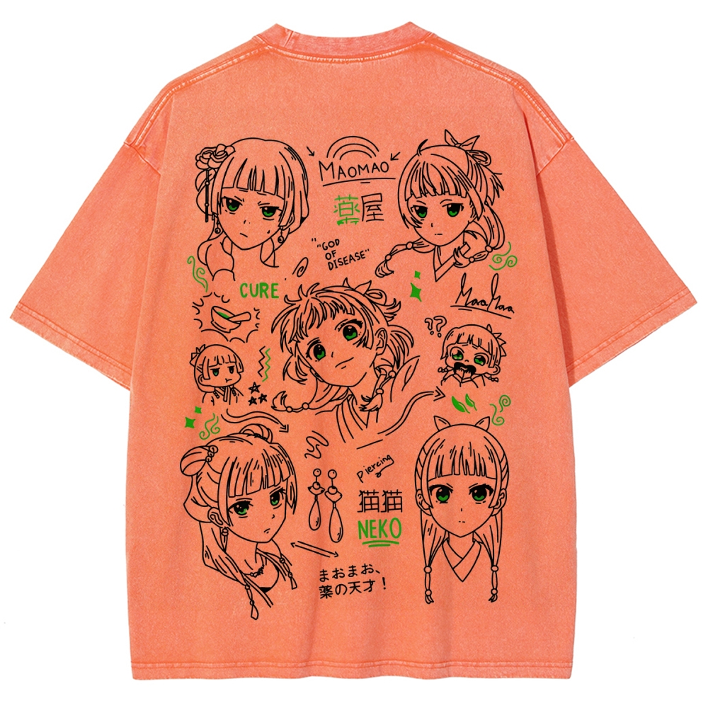 The Apothecary Diaries Unisex Fit Washed T-Shirt 2602001272