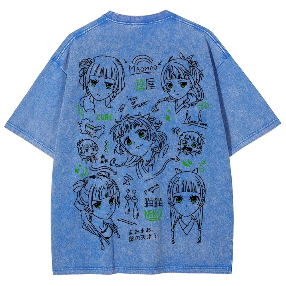 The Apothecary Diaries Unisex Fit Washed T-Shirt 2602001272