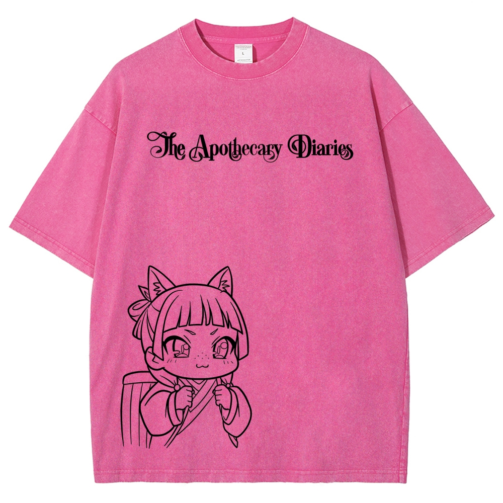 The Apothecary Diaries Unisex Fit Washed T-Shirt 2602001272