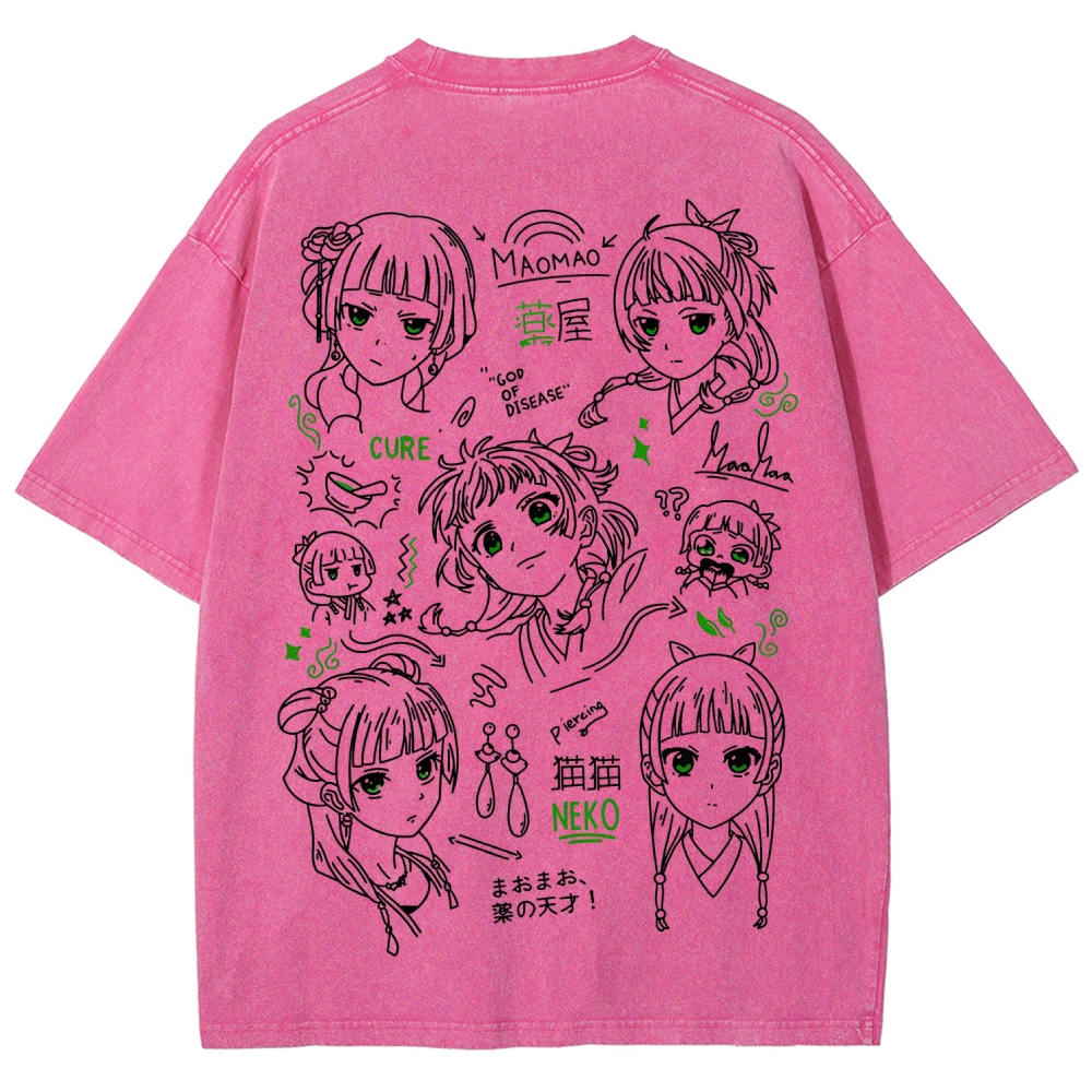 The Apothecary Diaries Unisex Fit Washed T-Shirt 2602001272