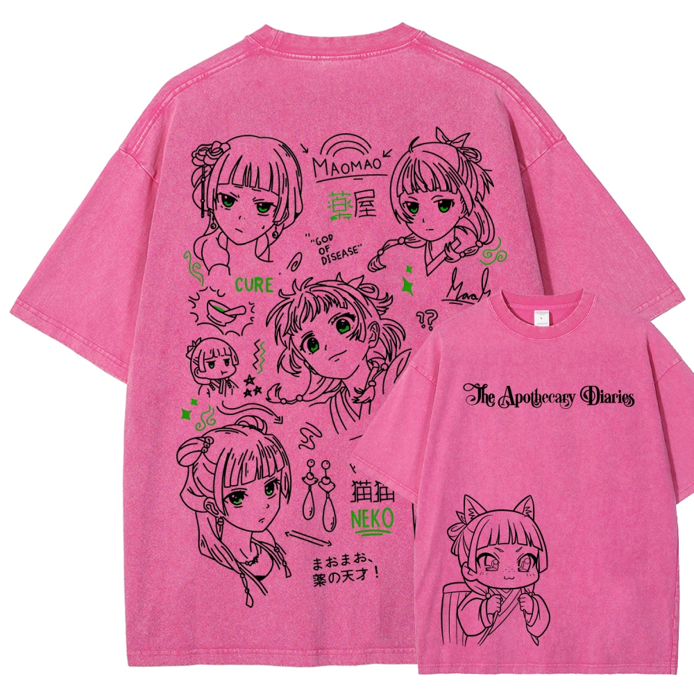 The Apothecary Diaries Unisex Fit Washed T-Shirt 2602001272