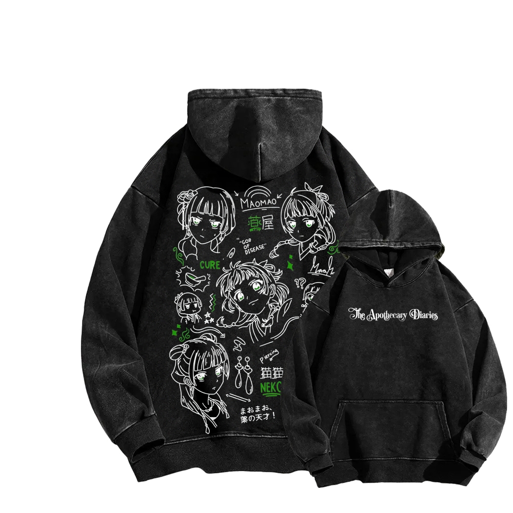 The Apothecary Diaries Unisex Washed Hoodie 2602001282