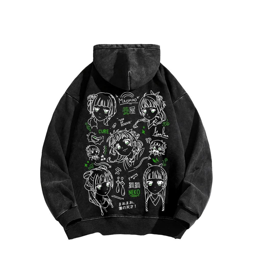 The Apothecary Diaries Unisex Washed Hoodie 2602001282