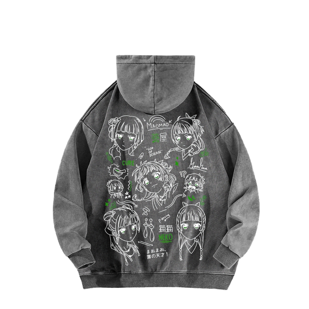 The Apothecary Diaries Unisex Washed Hoodie 2602001282