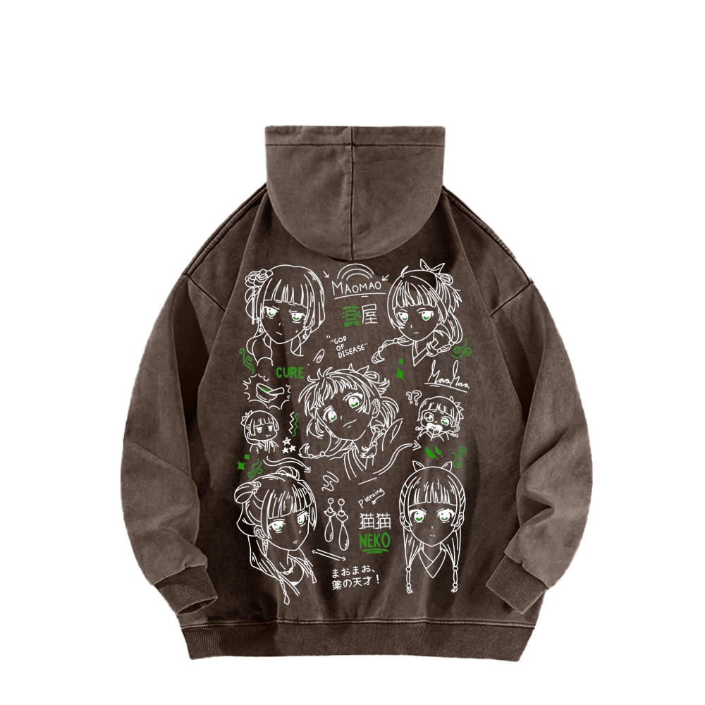 The Apothecary Diaries Unisex Washed Hoodie 2602001282