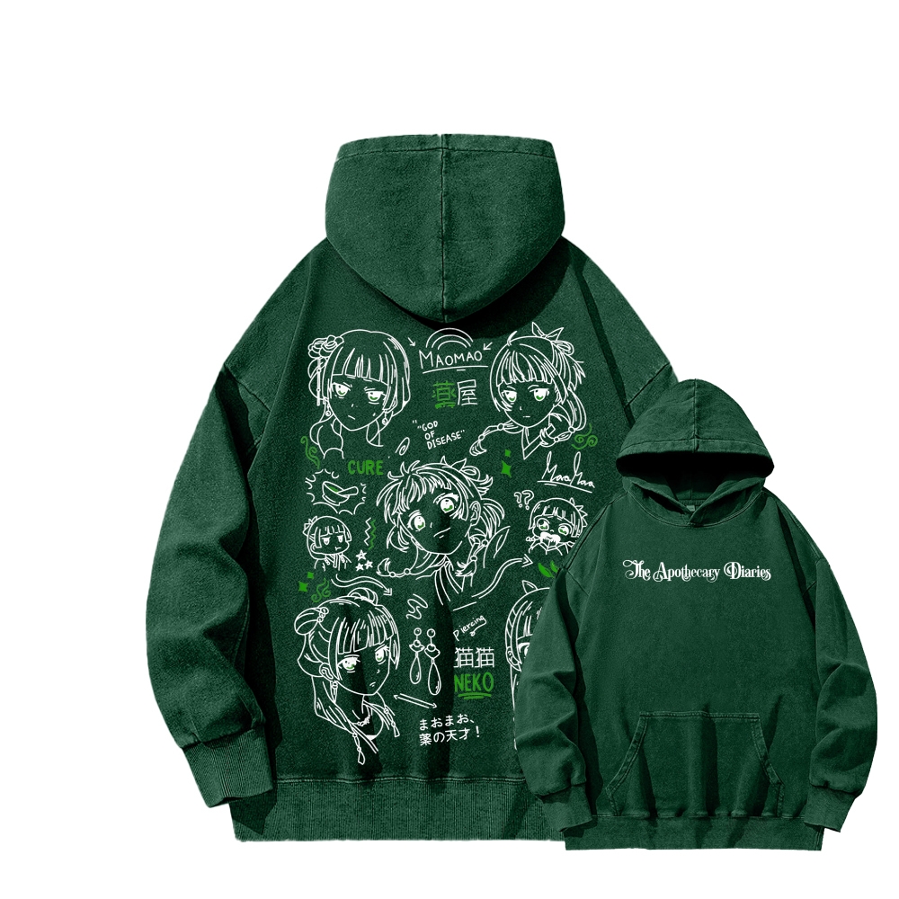 The Apothecary Diaries Unisex Washed Hoodie 2602001282