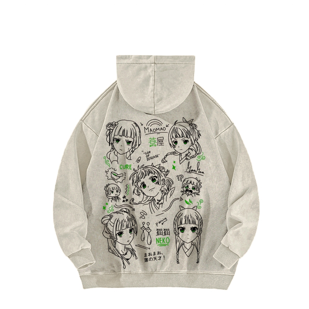 The Apothecary Diaries Unisex Washed Hoodie 2602001282