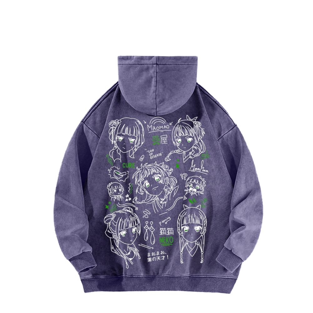 The Apothecary Diaries Unisex Washed Hoodie 2602001282