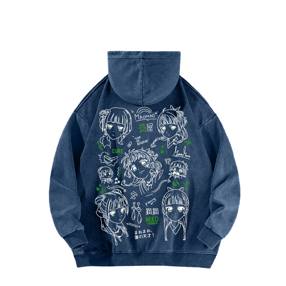 The Apothecary Diaries Unisex Washed Hoodie 2602001282