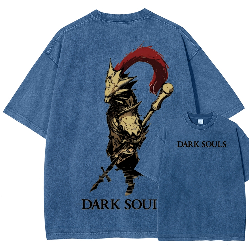 Dark Souls Unisex Fit Washed T-Shirt 2602003269