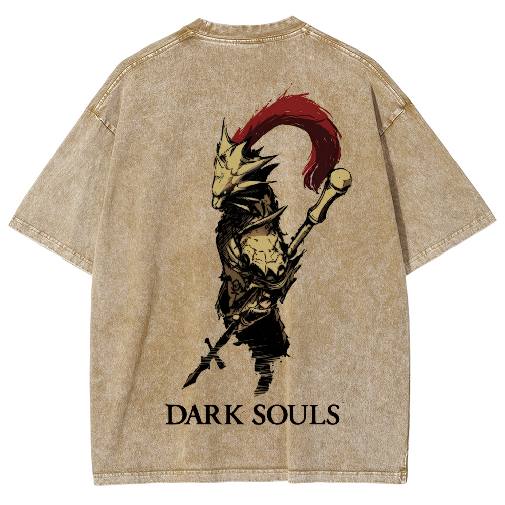 Dark Souls Unisex Fit Washed T-Shirt 2602003269