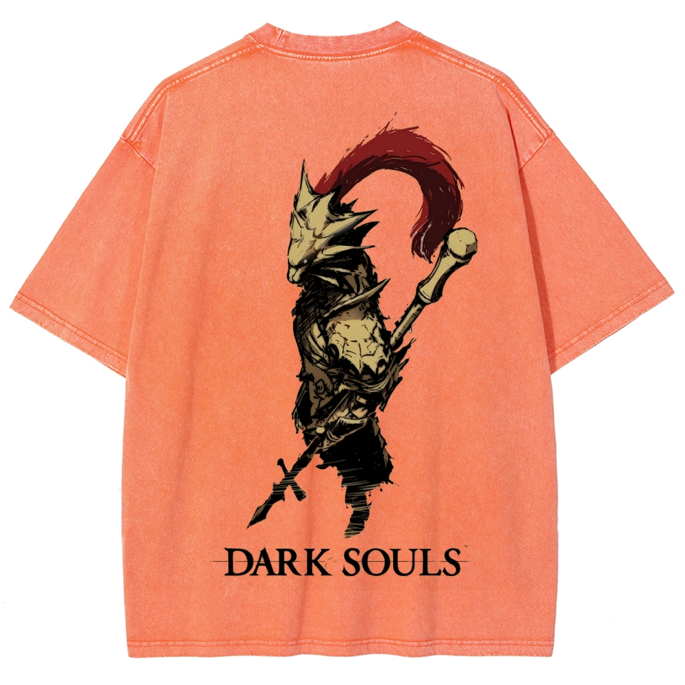 Dark Souls Unisex Fit Washed T-Shirt 2602003269