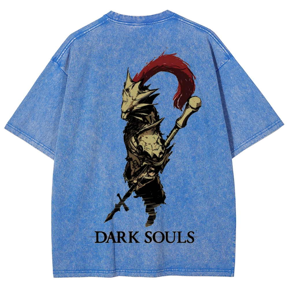 Dark Souls Unisex Fit Washed T-Shirt 2602003269