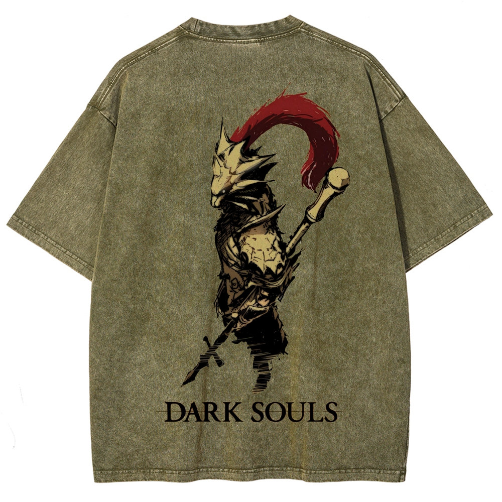 Dark Souls Unisex Fit Washed T-Shirt 2602003269