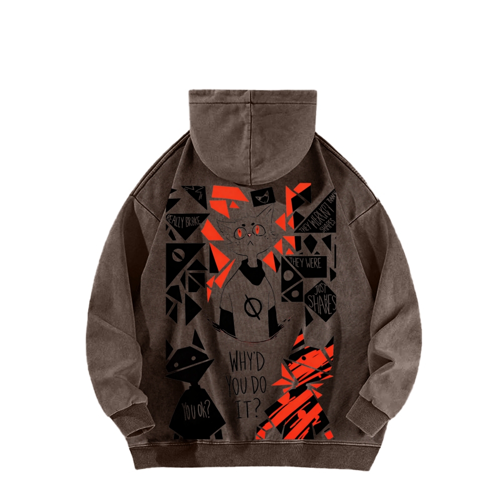Night in the Woods Unisex Washed Hoodie 2602003991