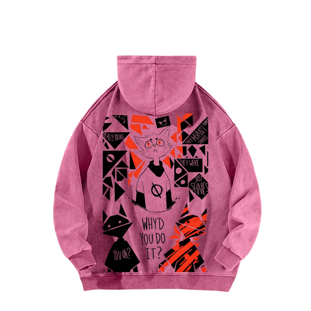 Night in the Woods Unisex Washed Hoodie 2602003991