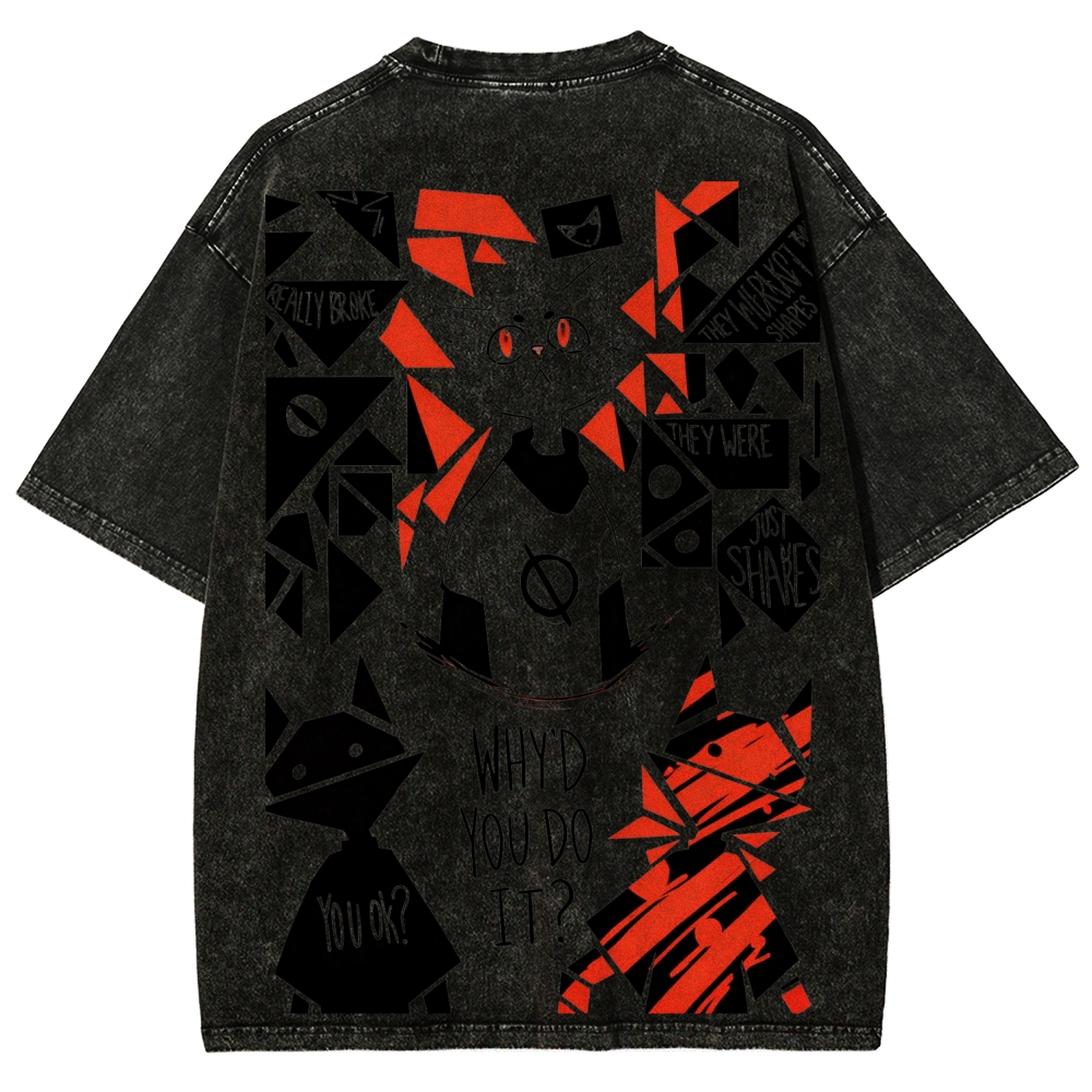 Night in the Woods Unisex Fit Washed T-Shirt 2602003997