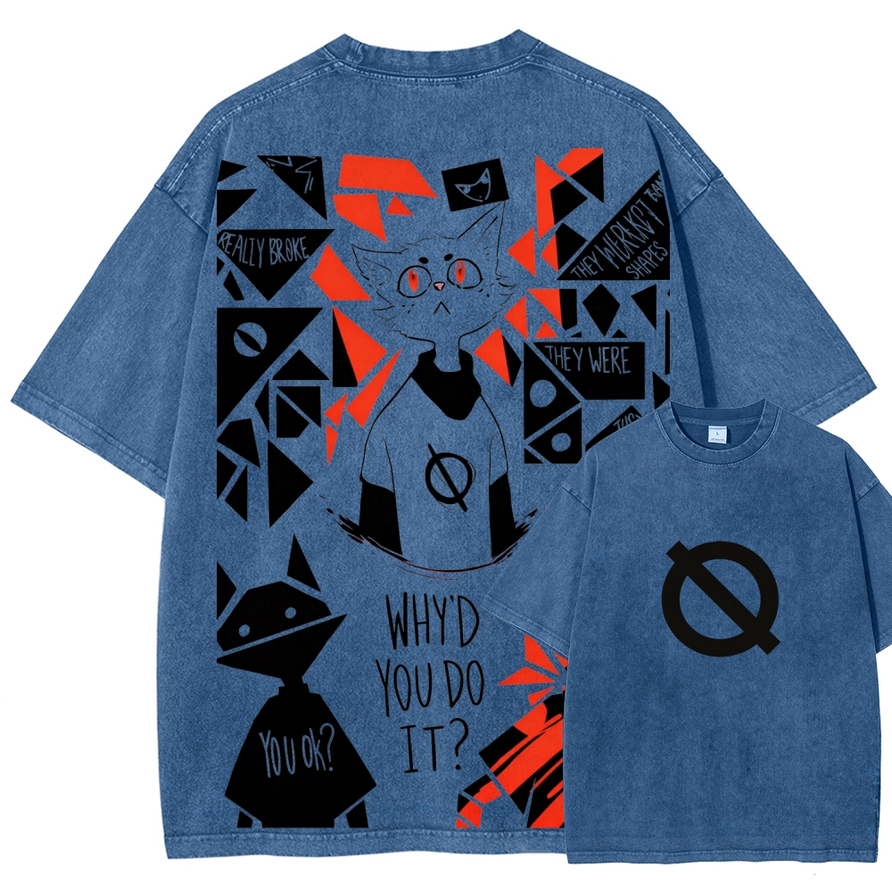 Night in the Woods Unisex Fit Washed T-Shirt 2602003997