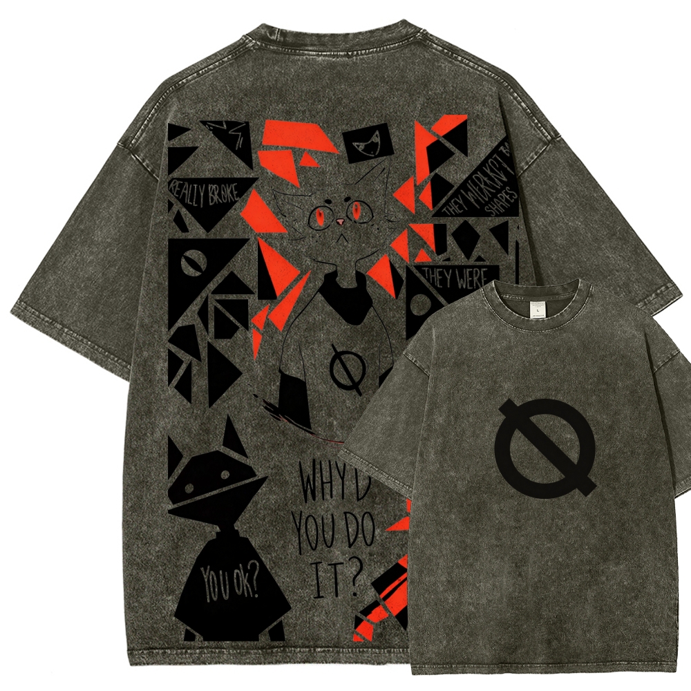 Night in the Woods Unisex Fit Washed T-Shirt 2602003997