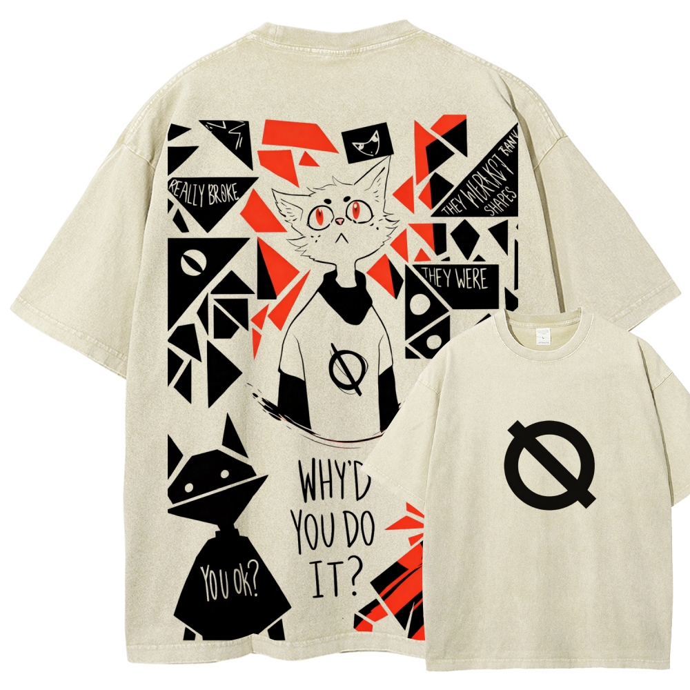 Night in the Woods Unisex Fit Washed T-Shirt 2602003997