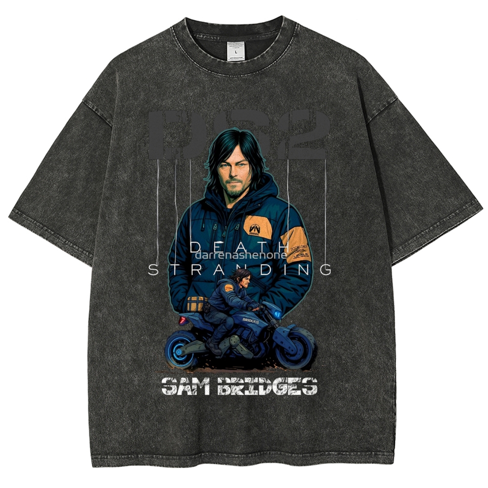 Death Stranding Unisex Fit Washed T-Shirt 2602004551