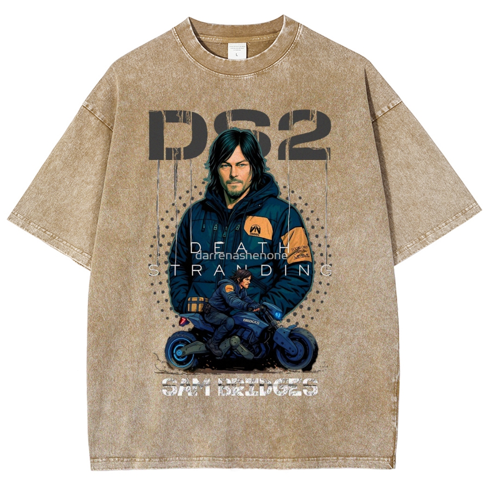 Death Stranding Unisex Fit Washed T-Shirt 2602004551