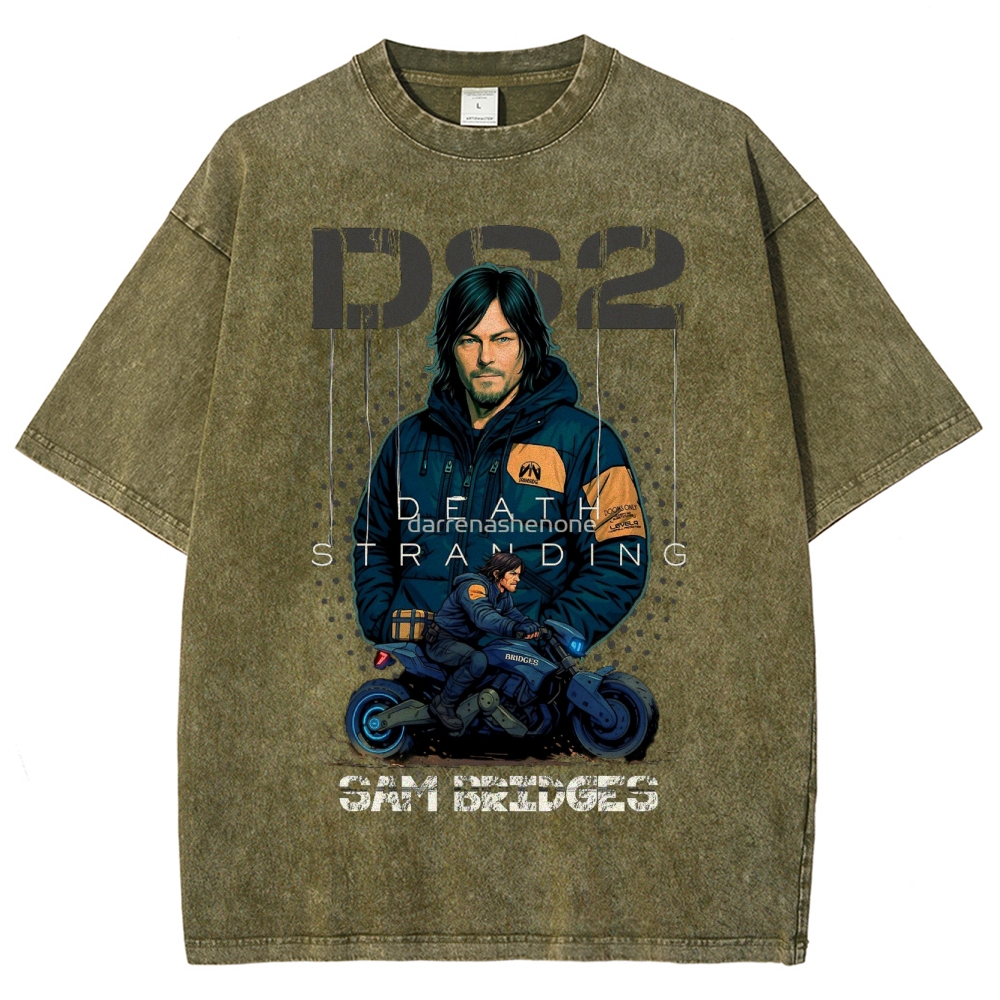 Death Stranding Unisex Fit Washed T-Shirt 2602004551