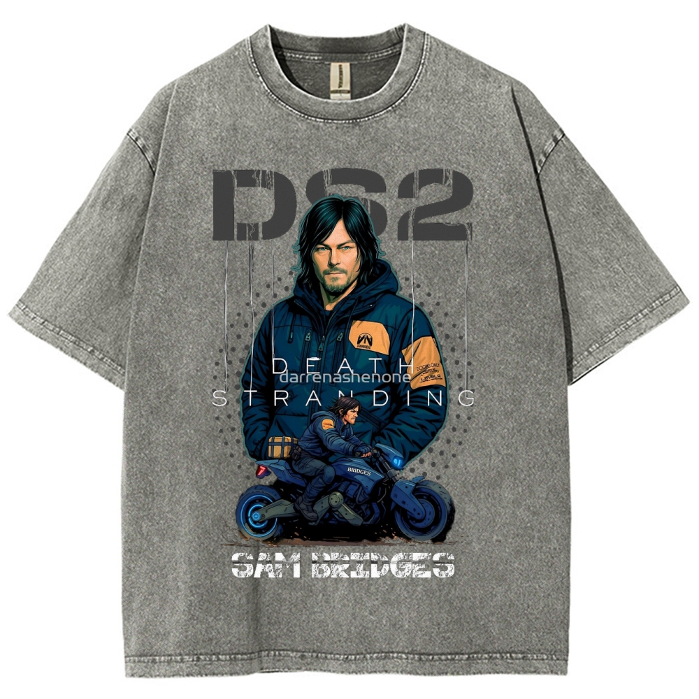 Death Stranding Unisex Fit Washed T-Shirt 2602004551