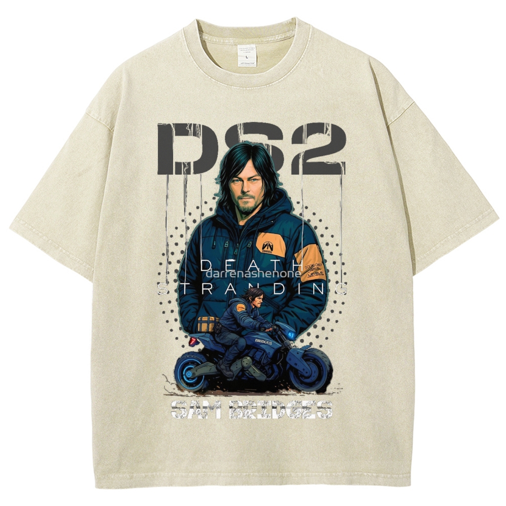 Death Stranding Unisex Fit Washed T-Shirt 2602004551