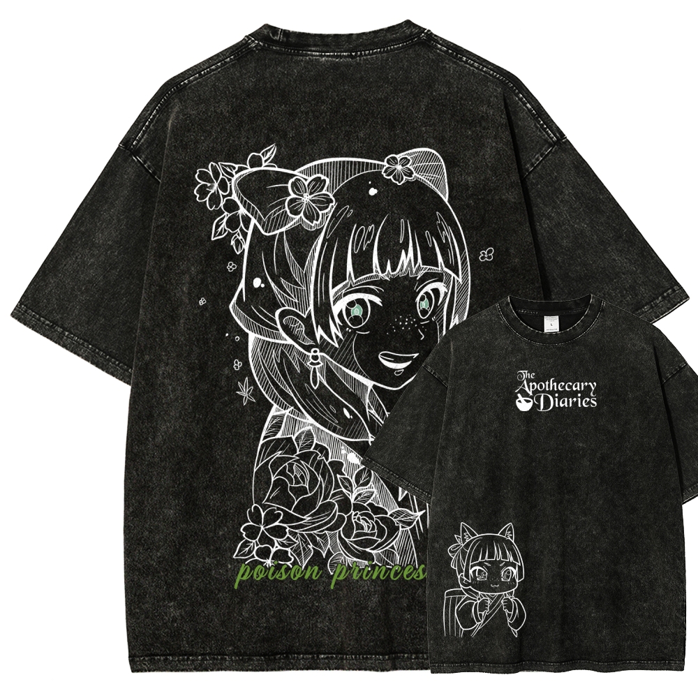 The Apothecary Diaries Unisex Fit Washed T-Shirt 2602004877