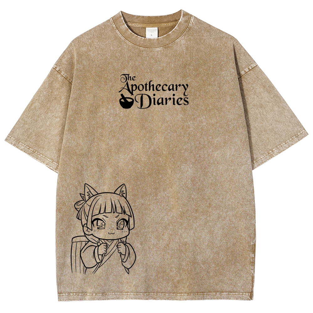 The Apothecary Diaries Unisex Fit Washed T-Shirt 2602004877