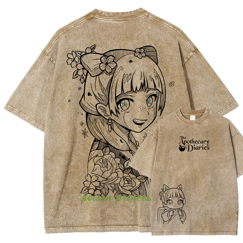 The Apothecary Diaries Unisex Fit Washed T-Shirt 2602004877