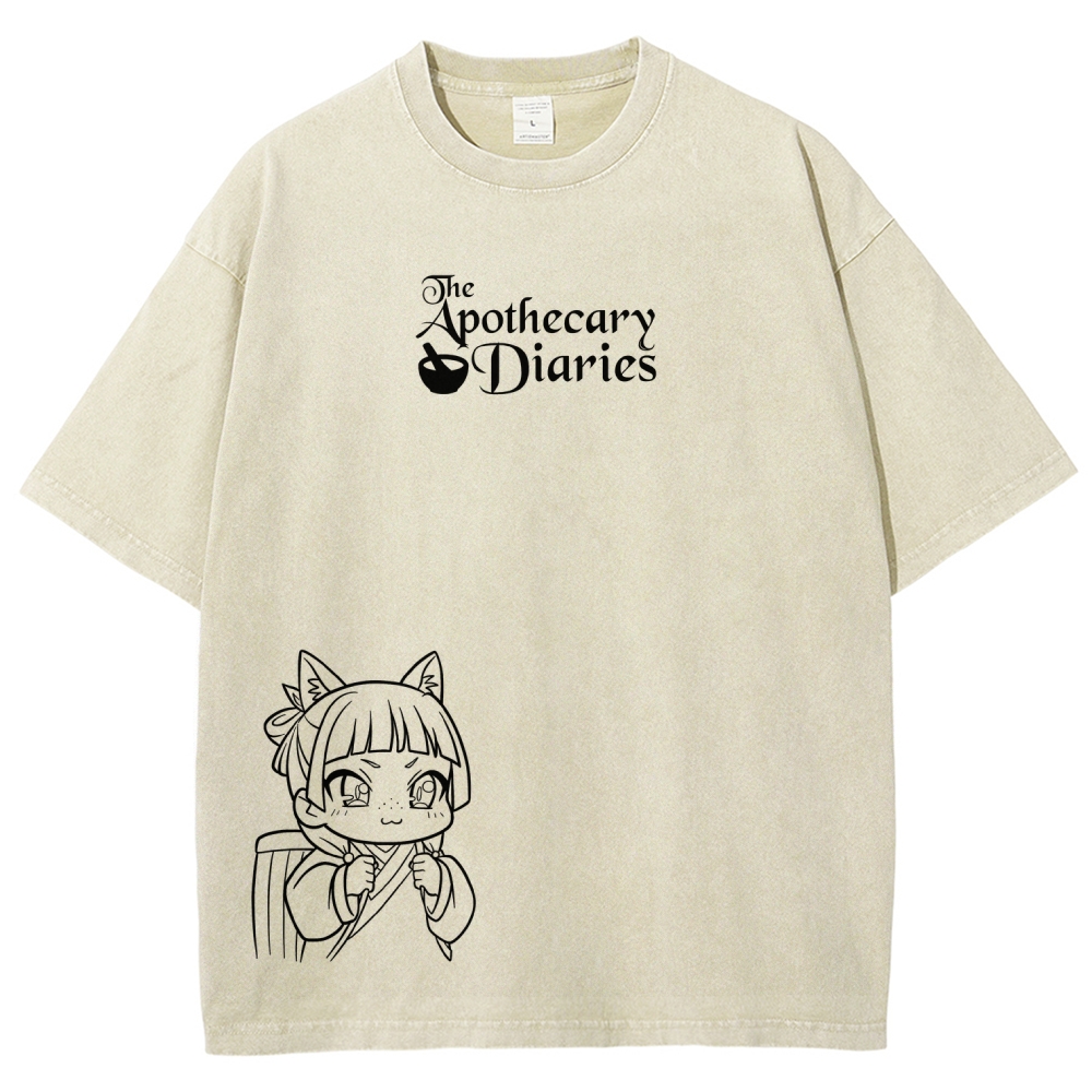 The Apothecary Diaries Unisex Fit Washed T-Shirt 2602004877