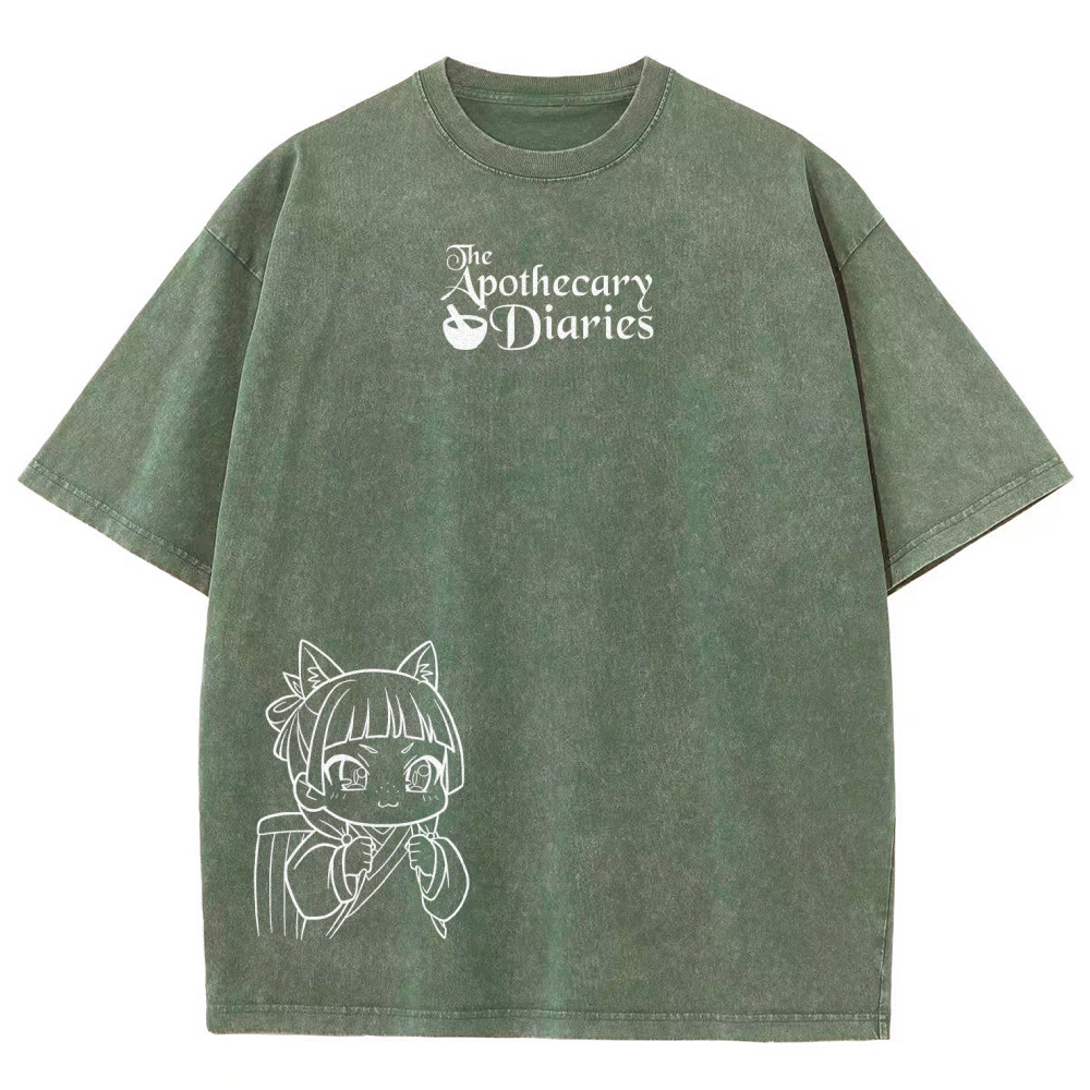 The Apothecary Diaries Unisex Fit Washed T-Shirt 2602004877