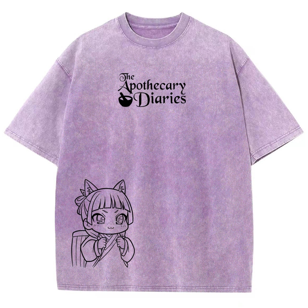 The Apothecary Diaries Unisex Fit Washed T-Shirt 2602004877