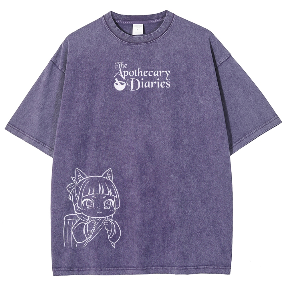The Apothecary Diaries Unisex Fit Washed T-Shirt 2602004877