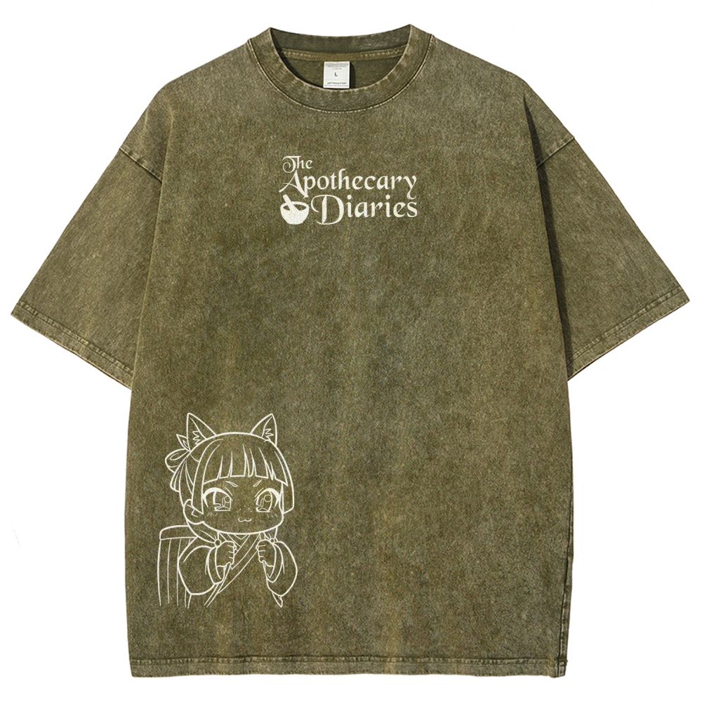 The Apothecary Diaries Unisex Fit Washed T-Shirt 2602004877