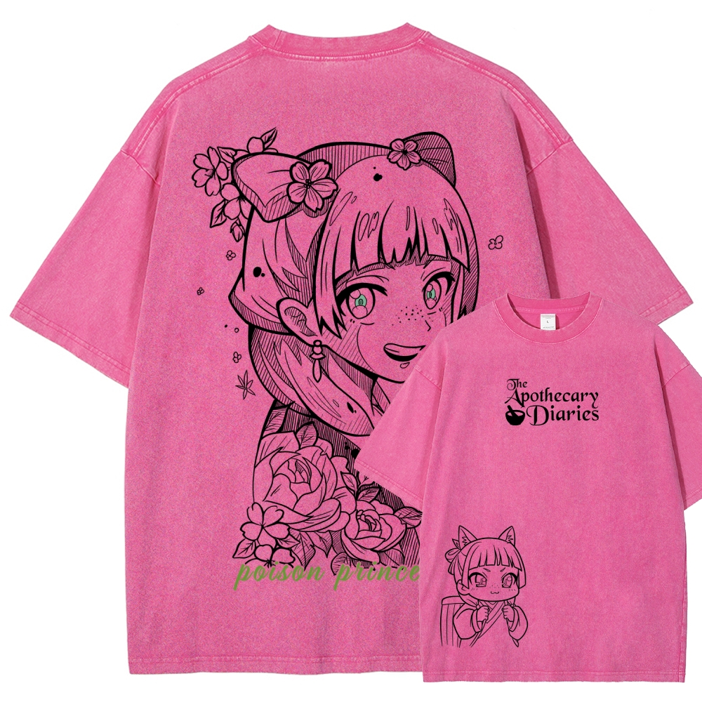 The Apothecary Diaries Unisex Fit Washed T-Shirt 2602004877