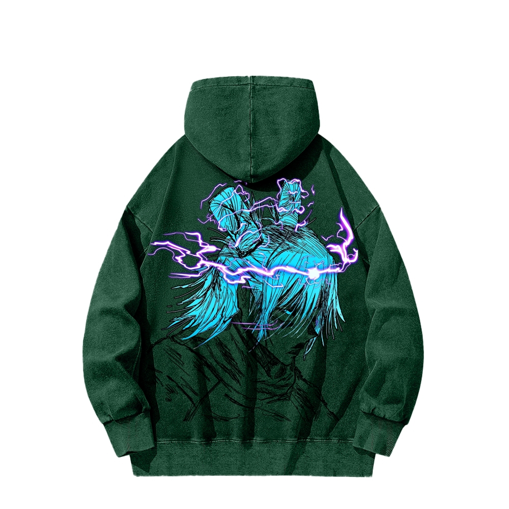 kashimo hajime Unisex Washed Hoodie 2602005420