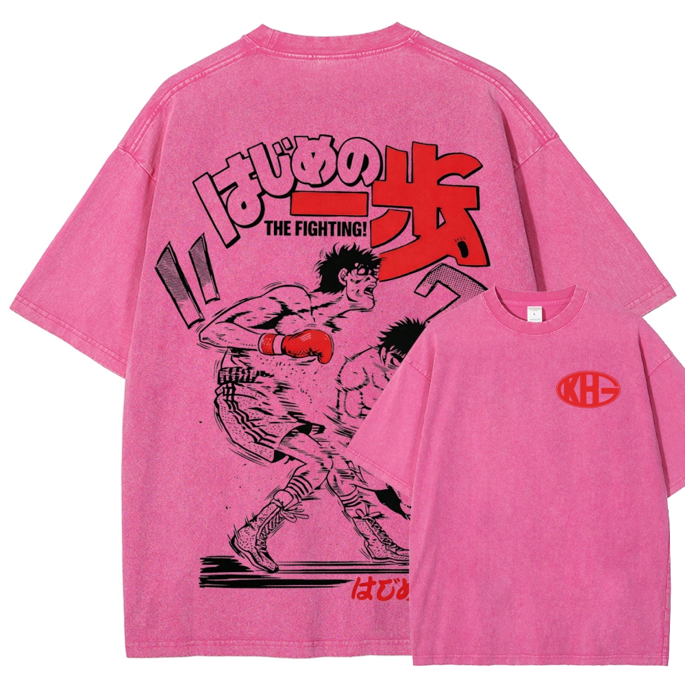 Hajime no Ippo Unisex Fit Washed T-Shirt 2602005438