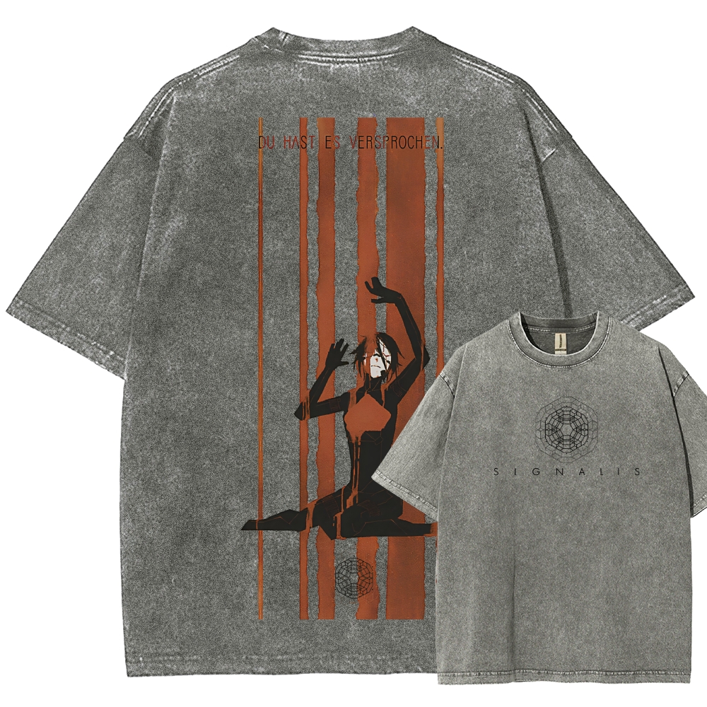 signalis Unisex Fit Washed T-Shirt 2602005856