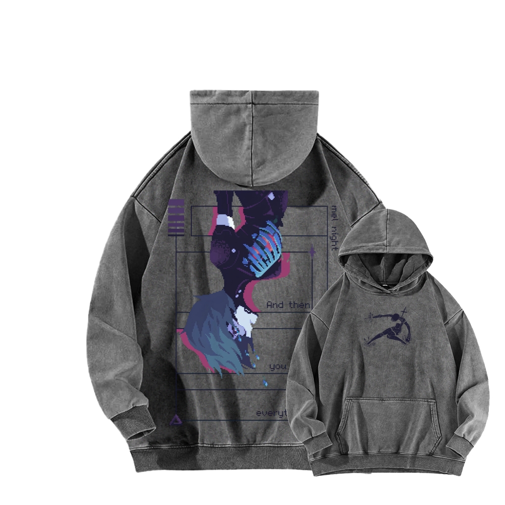 signalis Unisex Washed Hoodie 2602006019