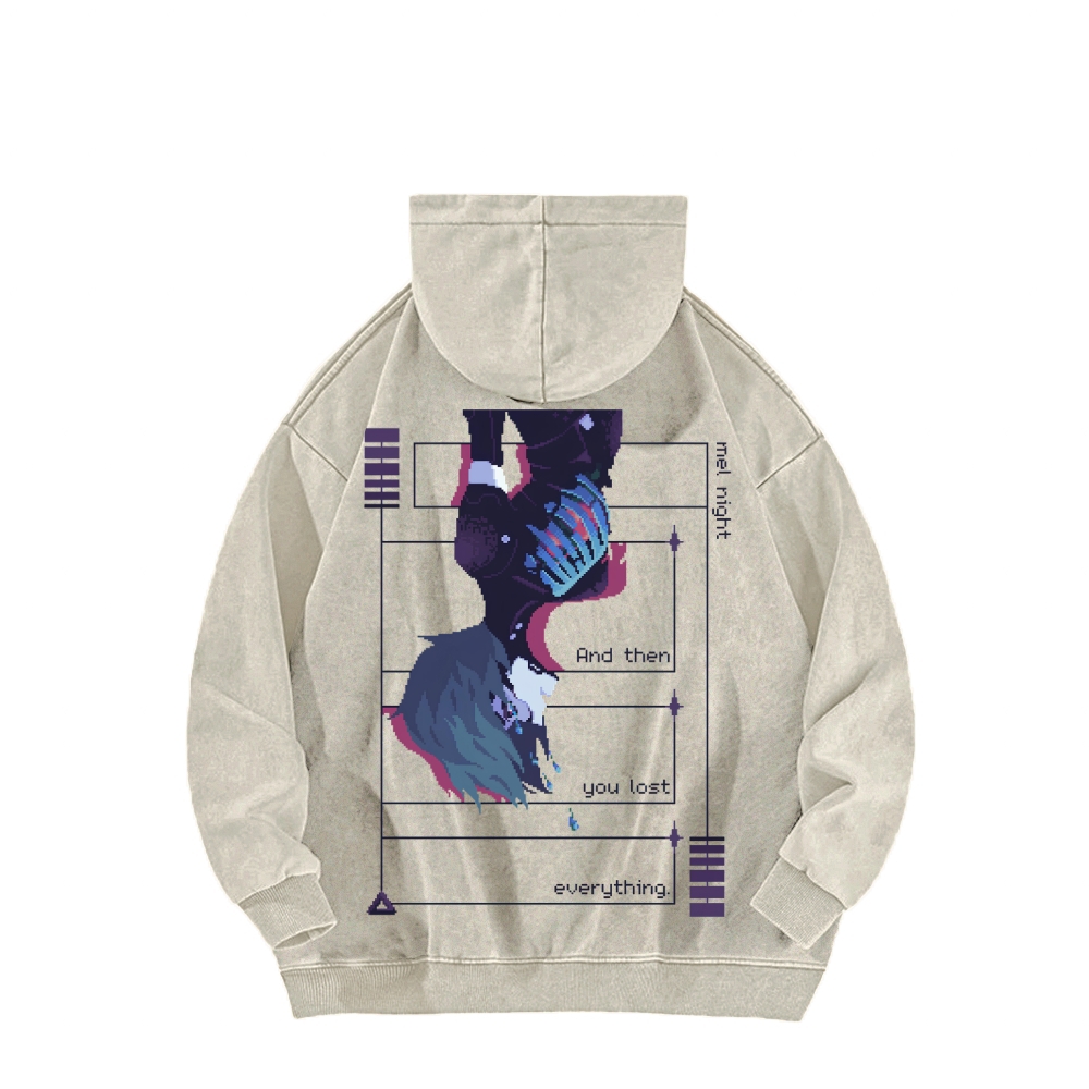 signalis Unisex Washed Hoodie 2602006019