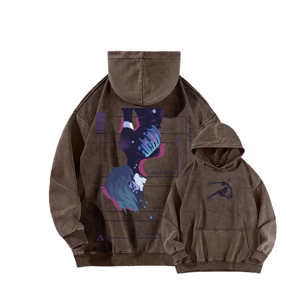 signalis Unisex Washed Hoodie 2602006019