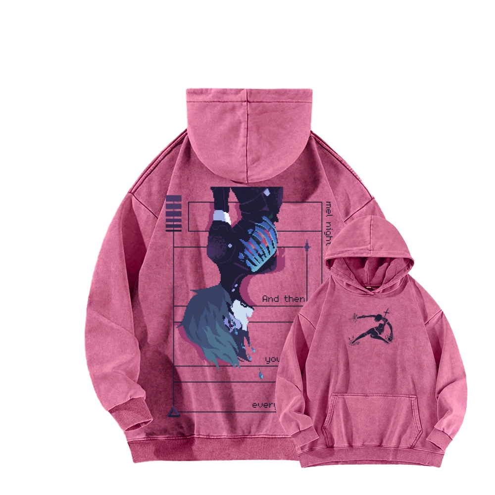 signalis Unisex Washed Hoodie 2602006019