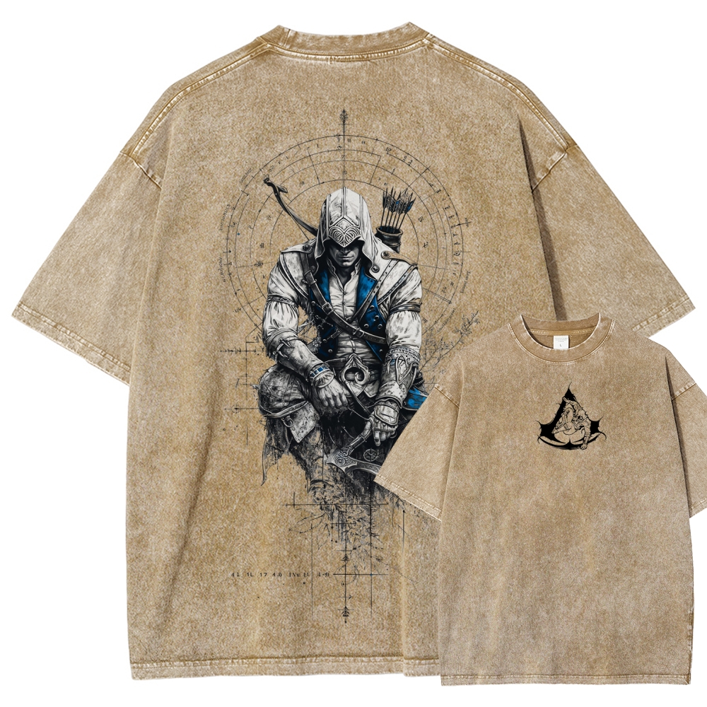 Assassin’s Creed Unisex Fit Washed T-Shirt 2602006293