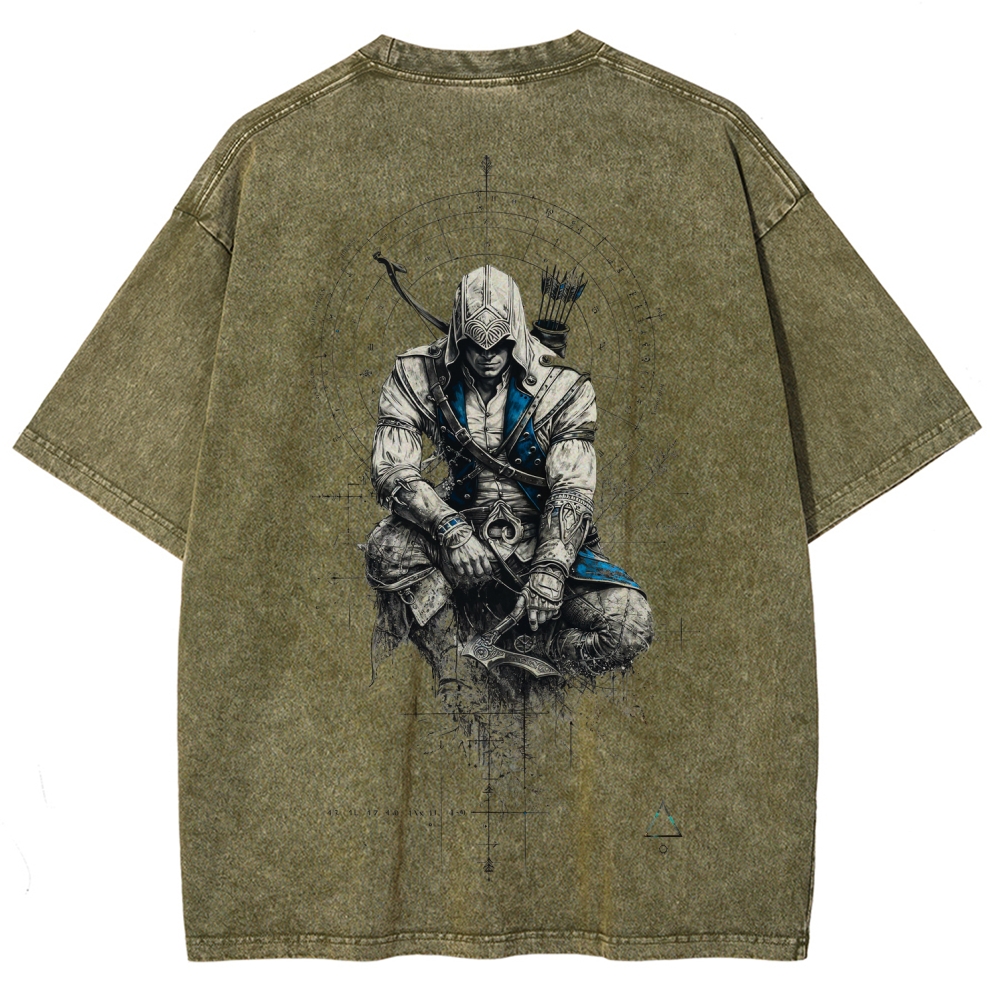 Assassin’s Creed Unisex Fit Washed T-Shirt 2602006293
