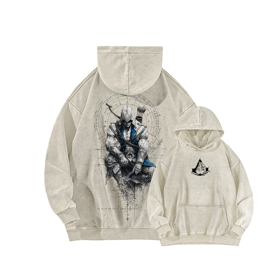 Assassin’s Creed Unisex Washed Hoodie 2602006295