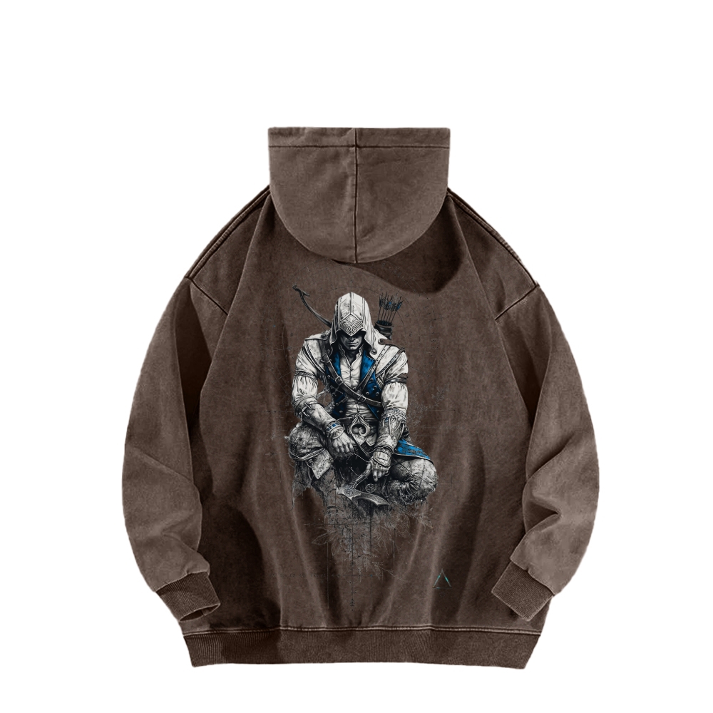 Assassin’s Creed Unisex Washed Hoodie 2602006295